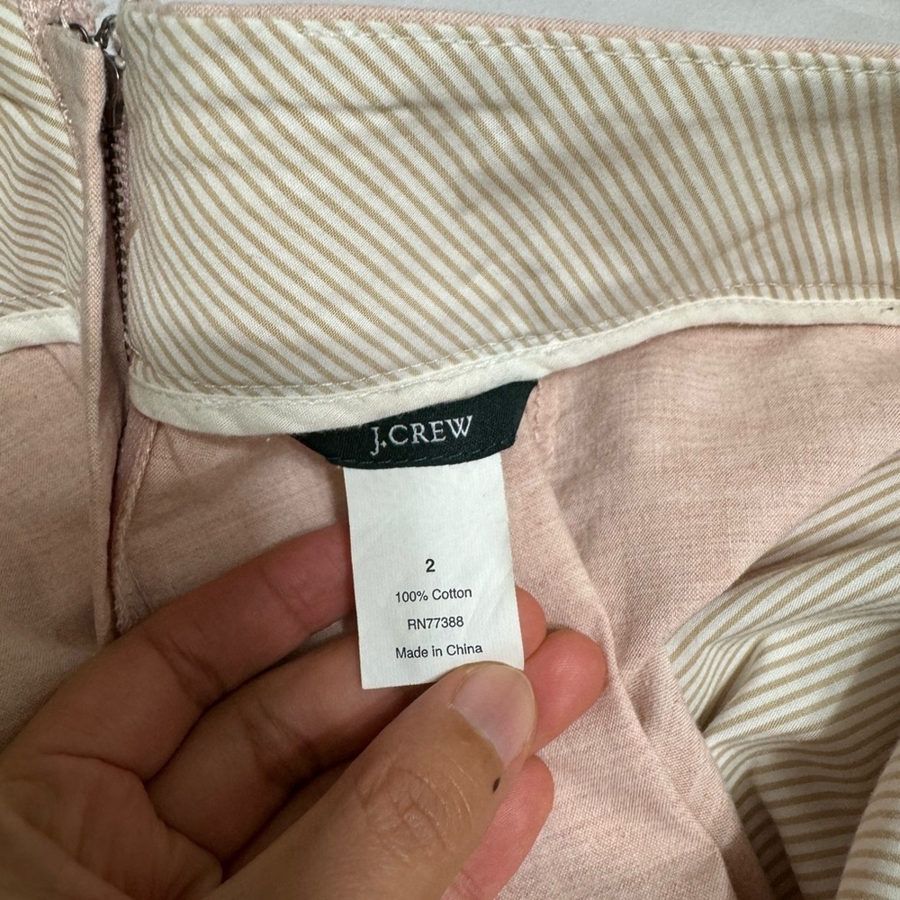 J.Crew Pink Pleated Mini Skirt, Size 2 - Picture 6 of 7